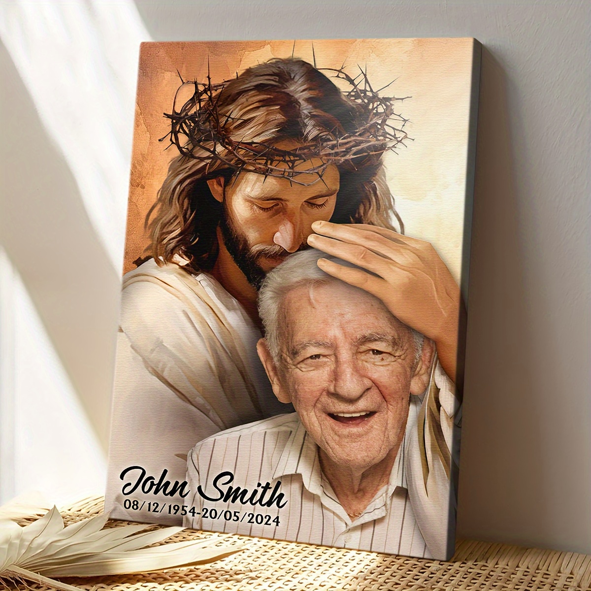 2D Flat-Custom Religious Memor - Canvas Wrap Ready avis et prix