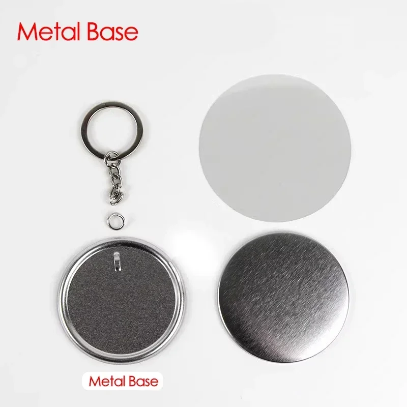 100PCS 44mm 58mm Keychains Bad - Button Badge Blank avis et prix