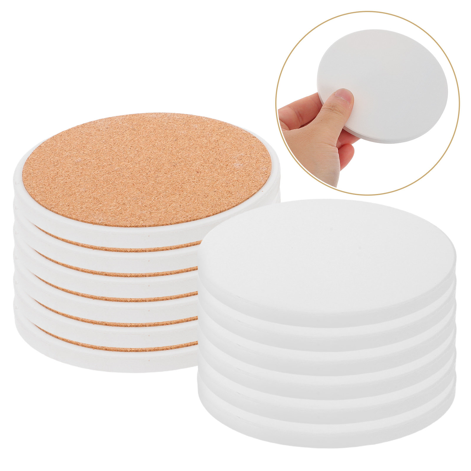 12pcs Sublimation Coasters Bla - Ceramic Tile Blank avis et prix