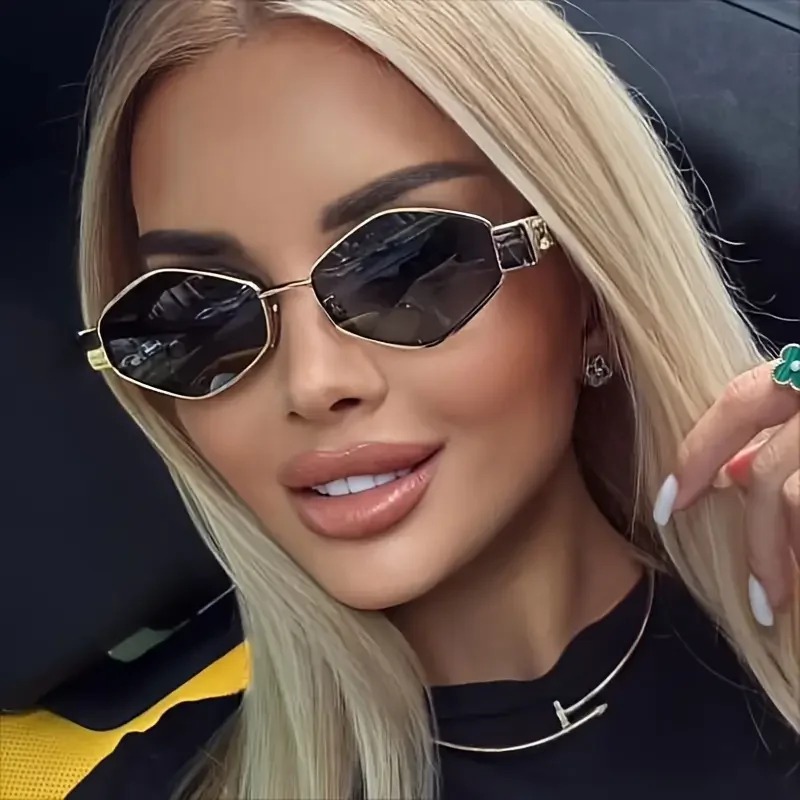 Vintage Punk Style Sunglasses  - Metal Photo Panel avis et prix