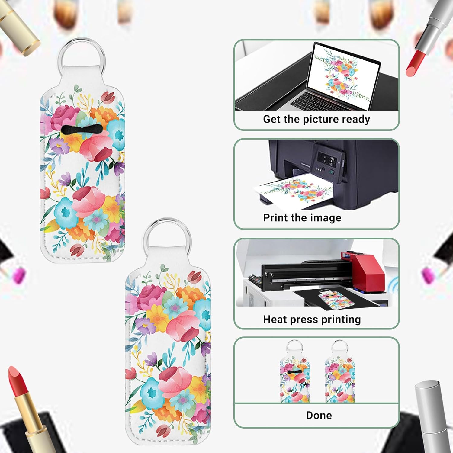 10 Pcs Sublimation Lipstick Ho - Puzzle Blank White avis et prix