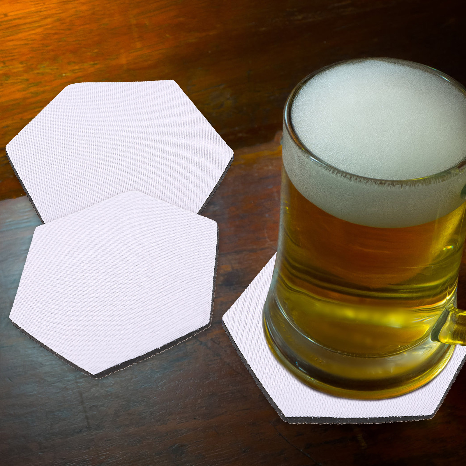 10Pcs Sublimation Blank Cup Co - Coaster Sublimation Blank avis et prix