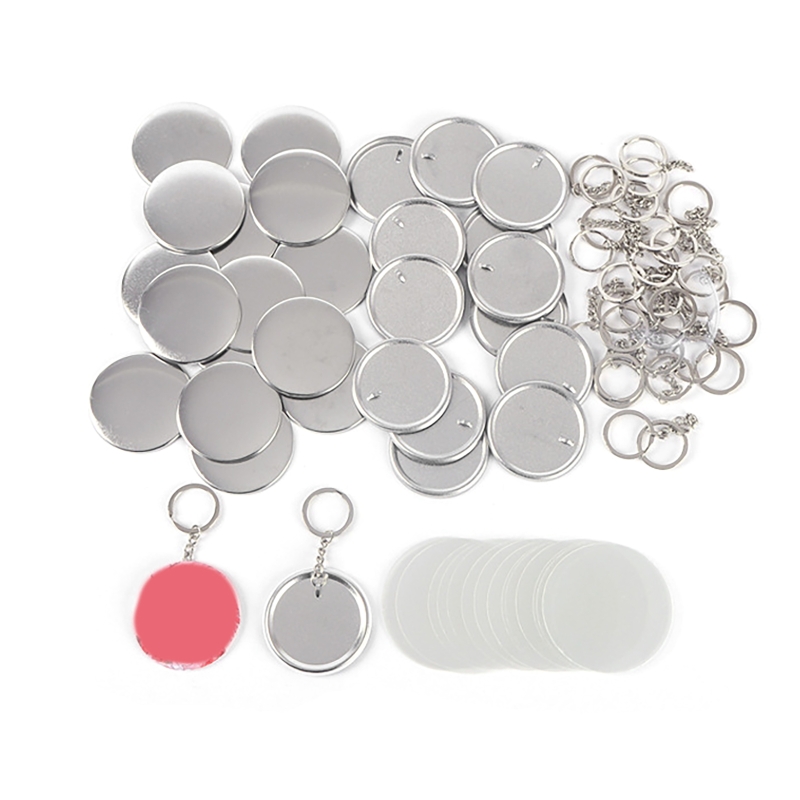 100PCS 44MM 58MM Plastic Metal - Button Badge Blank avis et prix