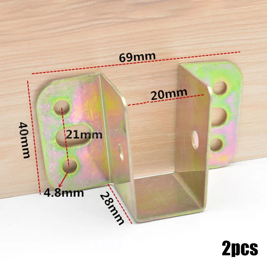 2pcs U Shaped Metal Bed Bracke - Metal Photo Panel avis et prix