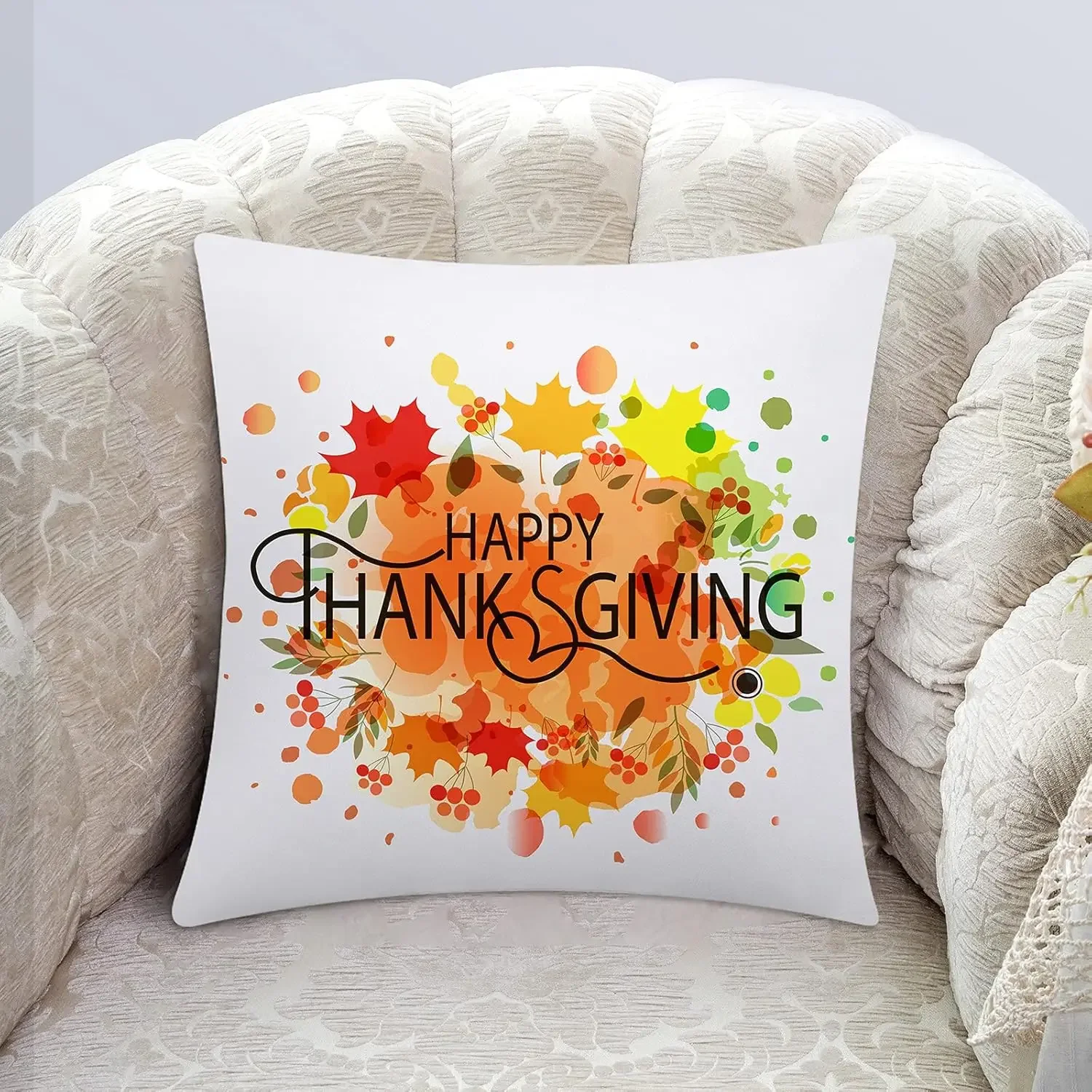 4-Pack White Polyester Peach S - Pillow Cover Sublimation avis et prix