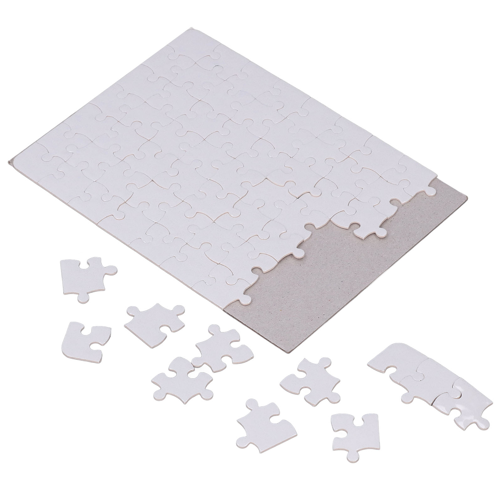 6 Set Blank Puzzles 13x18cm Wh - Puzzle Blank White avis et prix