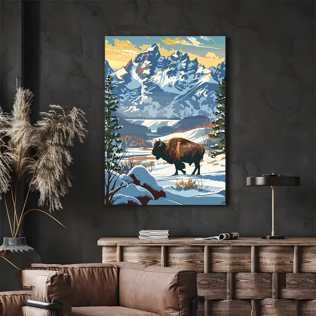 1pc FramelessCanvas Print - Bi - Canvas Wrap Ready avis et prix