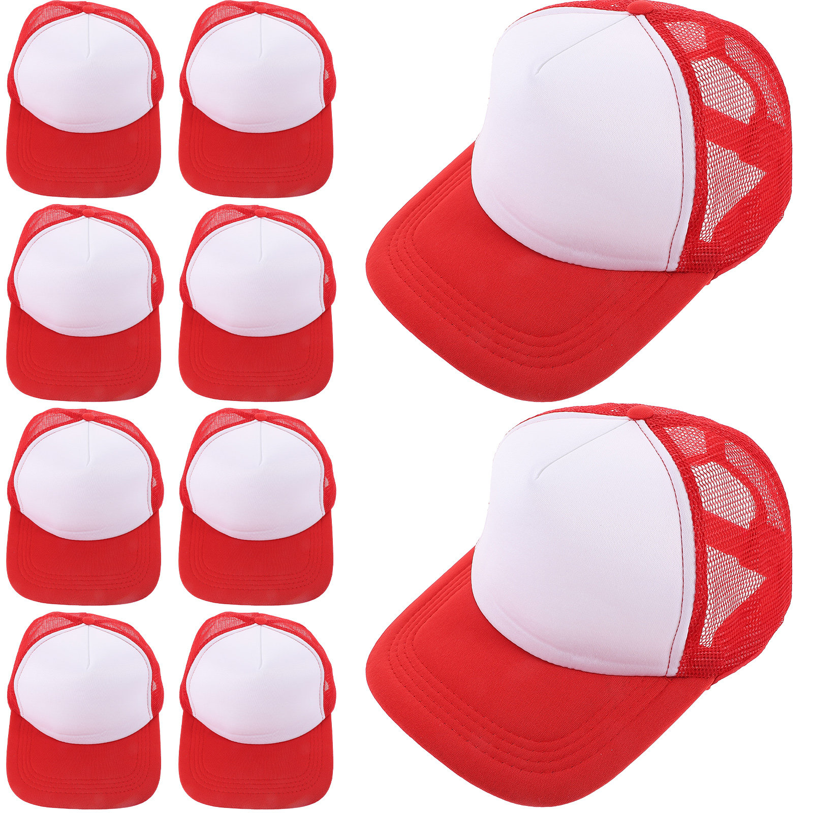 10Pcs DIY Blank Baseball Hats  - Hat Sublimation Blank avis et prix