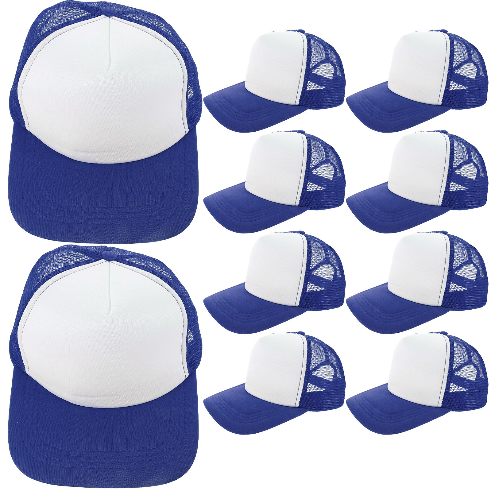 10Pcs Blank Mesh Baseball Hats - Hat Sublimation Blank avis et prix