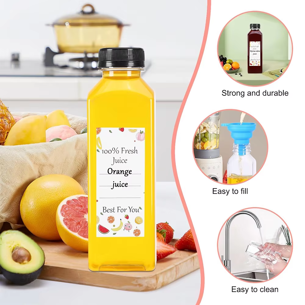 500ML Juice Bottles with Caps  - Water Bottle Blank avis et prix