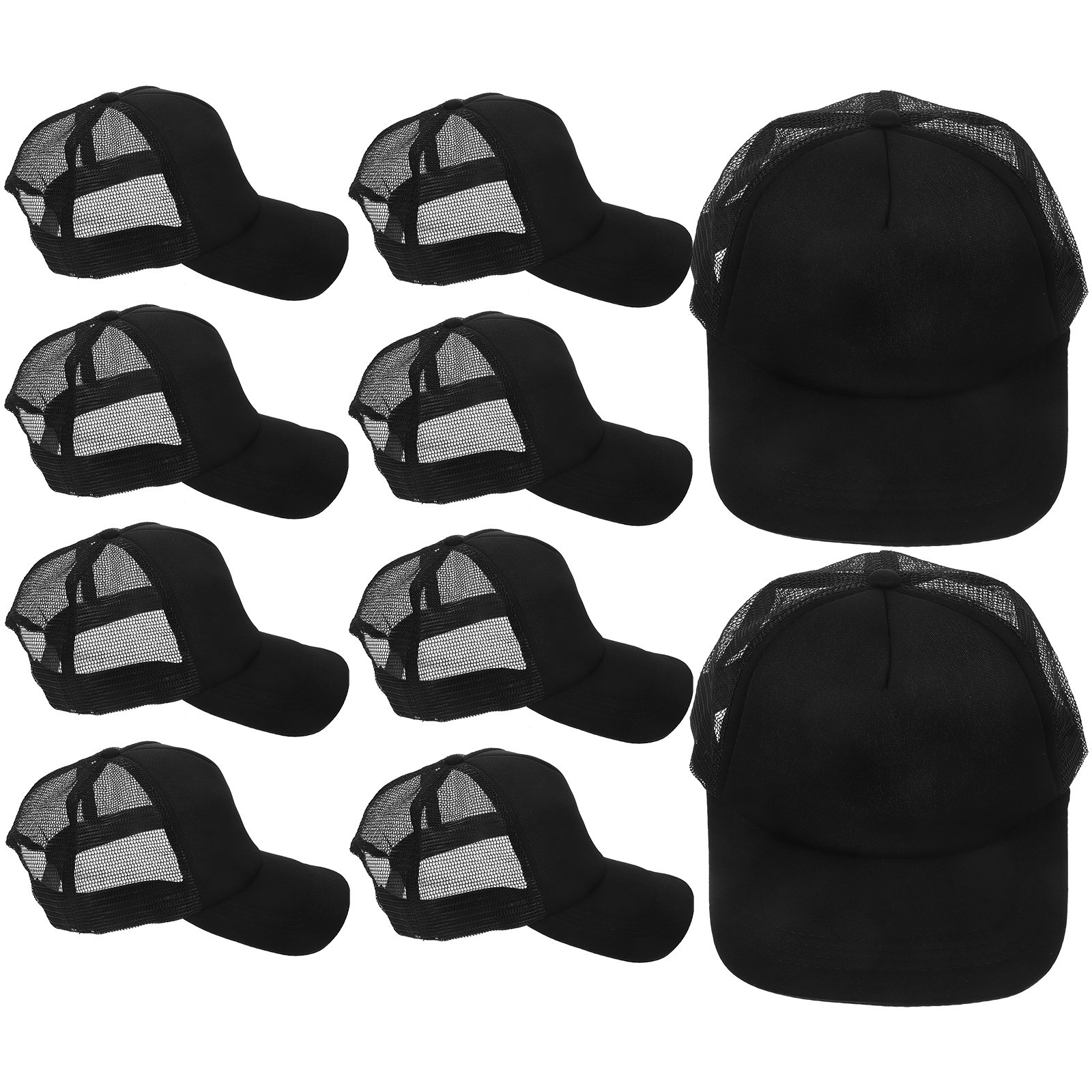 10Pcs Blank Mesh Baseball Caps - Hat Sublimation Blank avis et prix