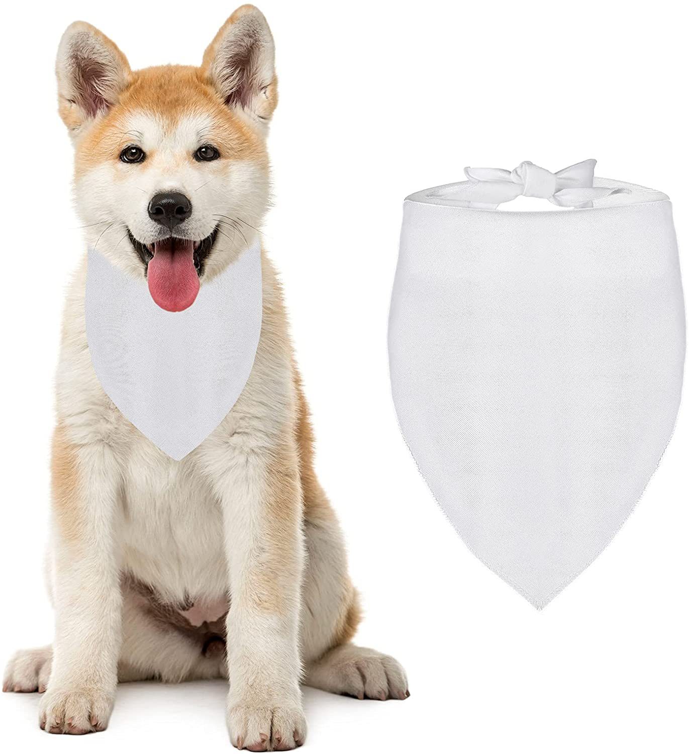 100 Pieces Sublimation Blank D - Bandana Blank White avis et prix