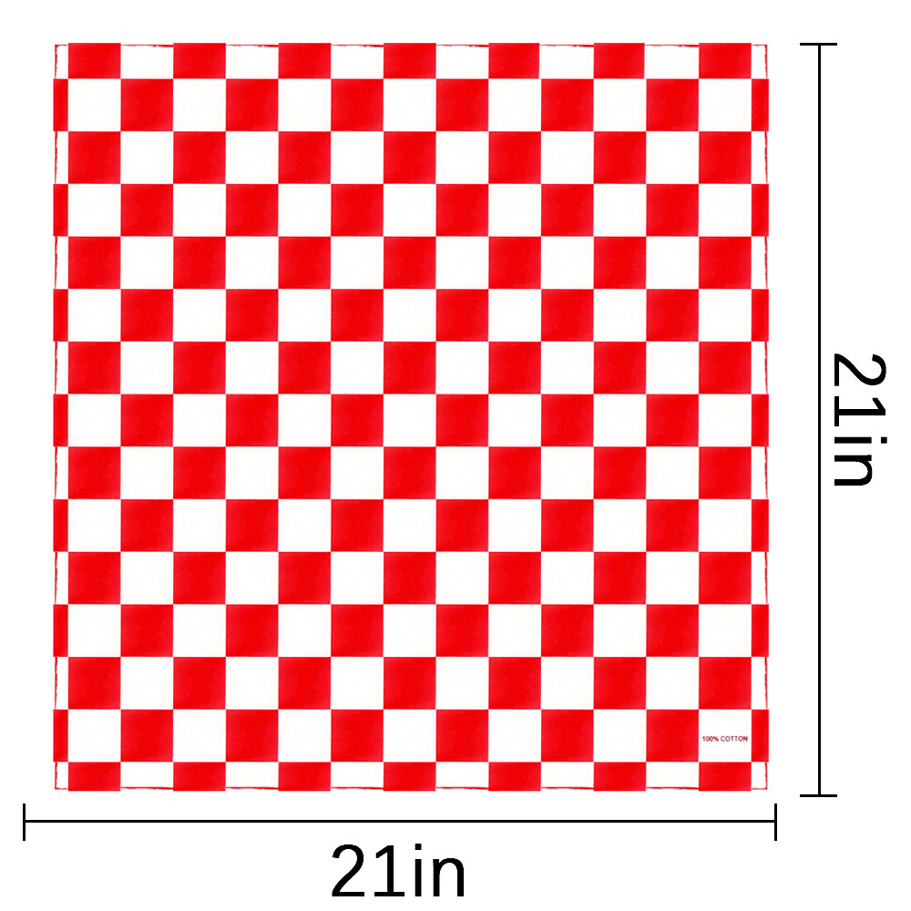 Bandana Checkered Flag Auto Ra - Bandana Blank White avis et prix