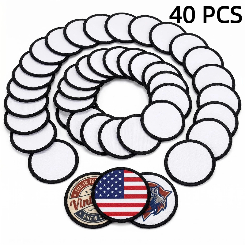 40 PCs Sublimation Patches Clo - Hat Sublimation Blank avis et prix