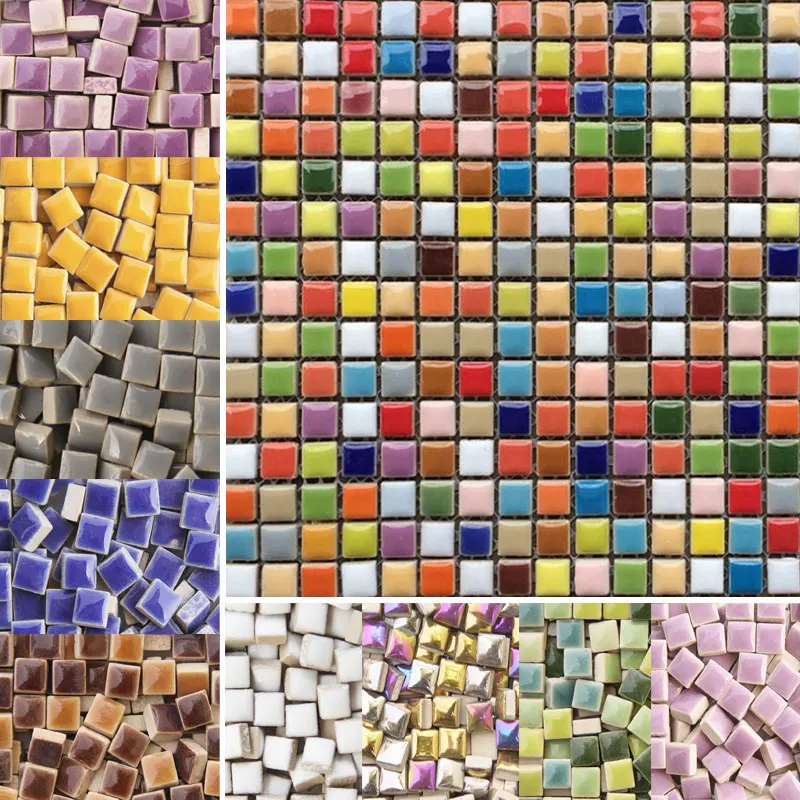 100g DIY Ceramic Mosaic Tiles  - Ceramic Tile Blank avis et prix