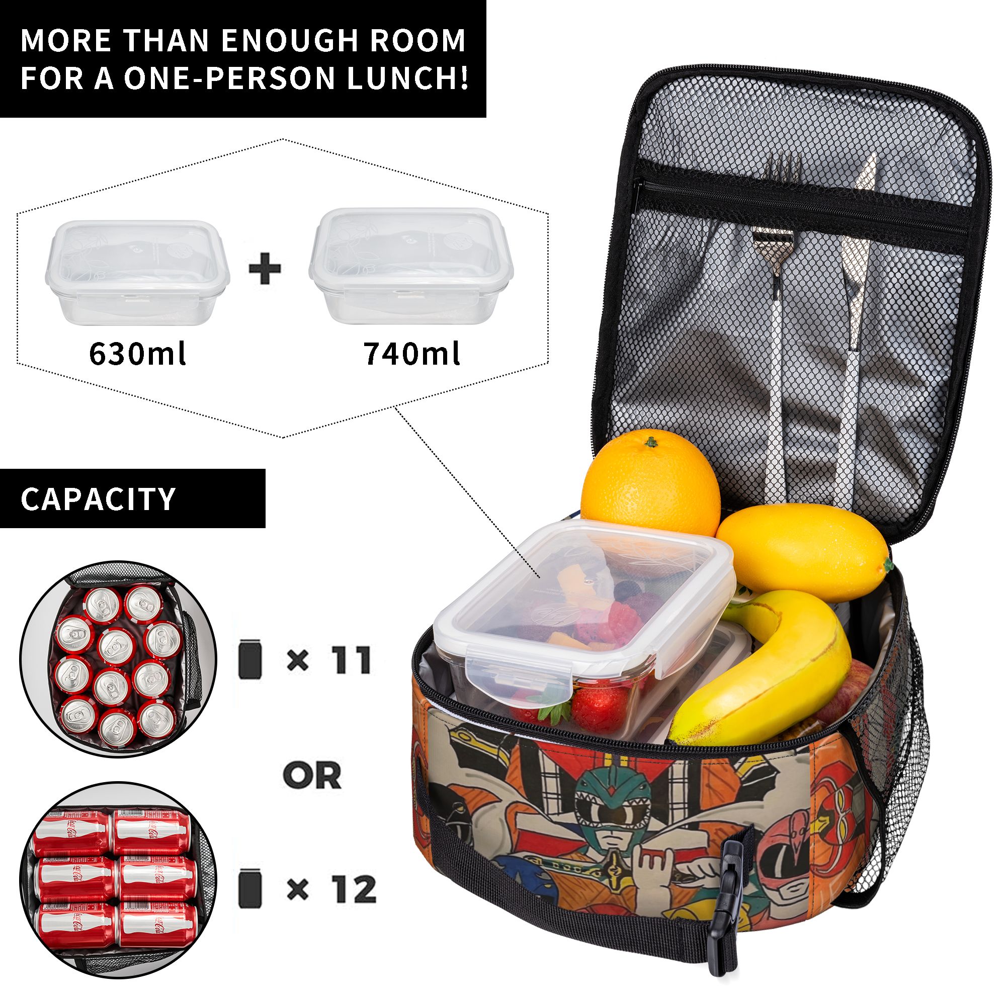 Power Rangers and Megazord Art - Tote Bag Sublimation avis et prix