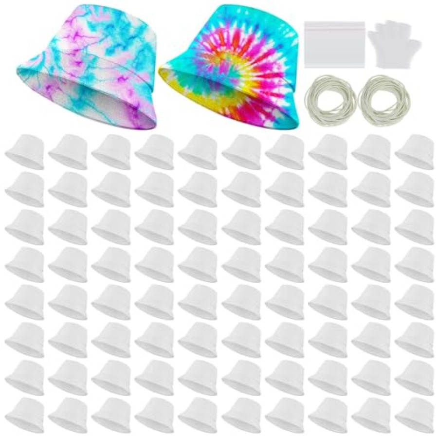 White cotton bucket hat for ti - Hat Sublimation Blank avis et prix
