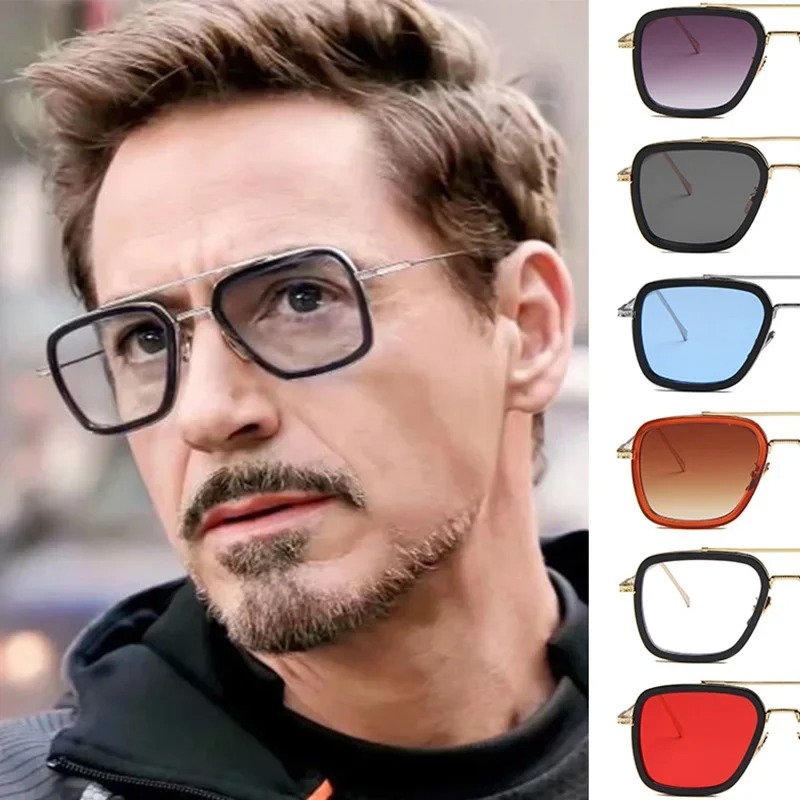 Steam Punk Tony Stark Sunglass - Metal Photo Panel avis et prix